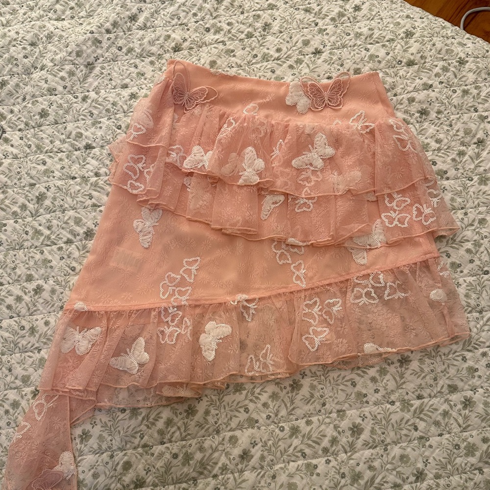 GORGEOUS For Love and Lemons Pink Skirt